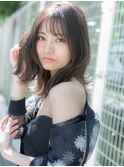 【ROMA銀座】暗髪でも透明感◎/大人かわいい/くびれミディアム