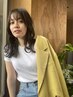 【カラー同時◎自然なストレート】縮毛矯正+カット+オーガニックカラー15500