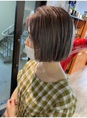大人可愛い小顔くびれミディアムボブウルフ10代20代30代