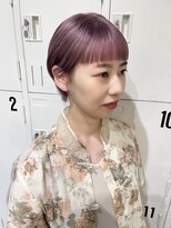 クリアーオブヘアー 栄南店(CLEAR of hair) ショート×ペールピンク