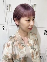 クリアーオブヘアー 栄南店(CLEAR of hair)&nbsp;ショート×ペールピンク