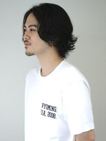 シルフィ(sylph)&nbsp;メンズミディアム　メンズパーマ　センターパート