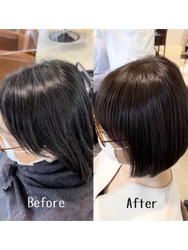 ヴィコロ(vicolo) 【白髪率10%】脱白髪染めハイライトカラー