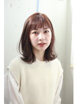 ルーカ 恵比寿(LU-CA)&nbsp;30代40代50代　大人可愛い小顔ミディアムボブレイヤー恵比寿