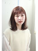 30代40代50代 大人可愛い小顔ミディアムボブレイヤー恵比寿