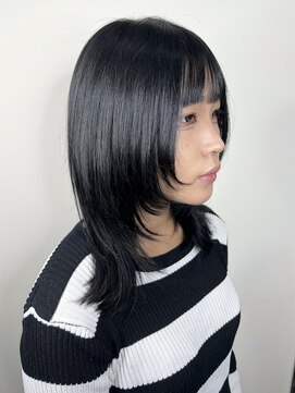 グラッド(GLAD.) ミディアムウルフカット/ウルフカット/顔まわりレイヤーカット