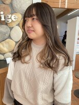 ラパンセベージュ(LA PENSEE BEIGE) LA PENSEE / beige 田川 / インナーカラー/ベージュ