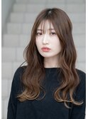 シースル/韓国風レイヤー/顔周り
