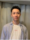 メンズスパイキーフェード