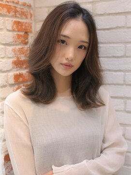 アグ ヘアー ベック 福岡別府店(Agu hair beqq) 《Agu hair》重めくびれヘアで小顔効果◎ミディ