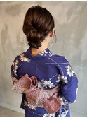 個性シニヨンスタイル