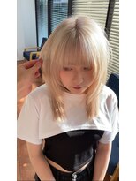 ブリーチ2回で叶える♪ブロンドカラー