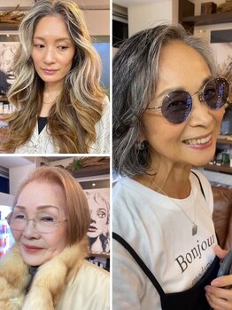 コレットヘア(Colette hair)の写真/【本宮】ただ染めるだけの白髪染めは卒業！白髪を活かしたカラーをご提案します！