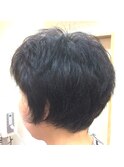 くせ毛ショート
