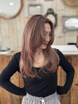 アデ オモテサンドウ(ade omotesando) エンドカラー×レイヤースタイル