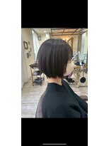 コンフィー(comfy)&nbsp;『サザワ」フェザーパーマチェリーブラウンミニウルフ