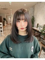 ジョエミバイアンアミ(joemi by Un ami) 姫カットレイヤー/姫レイヤー/グレージュカラー