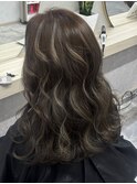 ナチュラルハイライト/アシュグレー/20代/３０代/４０代/