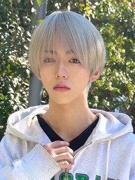 ナチュラル 渋谷(NATURAL) ラウンドマッシュ/縮毛矯正/ダブルカラー[メンズ/渋谷]