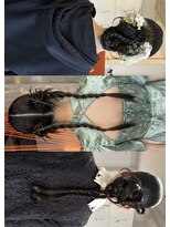 ゾーイダイミョウ(ZOEY daimyo)&nbsp;福岡　ヘアセット　お呼ばれアレンジ