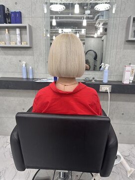 エンディアリング 東銀座(Endearing) 小顔ひし形 レイヤーカット 透明感カラー