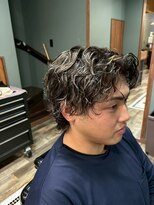 オールマンバーバーショップ 流山おおたかの森(Allman Barbershop)&nbsp;顔剃りシェービング/ツイストスパイラルパーマ/アイロンパーマ