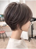 顔型別ヘアスタイル/似合わせ診断/ショートボブ/小顔