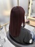 【伊藤菜月限定】ブリーチなしダブルカラー+カット ¥18000