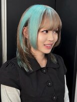 エル オオサカ 心斎橋店(L. OSAKA)&nbsp;143. ミントグリーン/ブラウン/ハイライト/顔周り