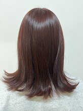 ナナナ パレナ 宝塚店(nanana parena) 髪質改善縮毛矯正×ほんのりピンクの艶ストレート