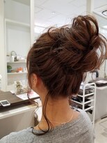 ワークスヘアー(WORKS HAIR)&nbsp;お団子アレンジ