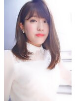 ブーケ(BOUQUET)&nbsp;フェザーロング予備軍　切りっぱなしボブからのばすヘア