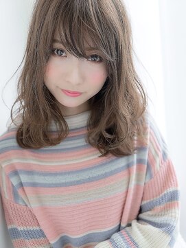 アメリつくば天久保(Amelie) 愛され度高め☆ミルクティーカラー×ふわ感セミロング