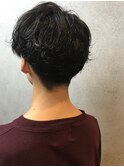 「メンズカットパーマ」