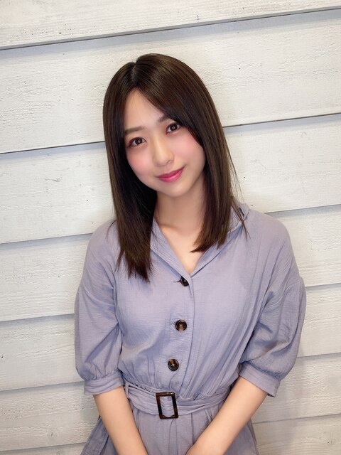 《New-Line 代表YUTAKA》小顔ニュアンスセミロング髪質改善
