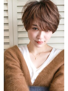 ヌード(nude) 【nude仲井】ハンサムショートヘア/ブラウンベージュ