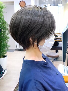 アヴァロン(AVALON) 【30代40代】横顔美人な絶壁解消ショートパーマ「永田カズヤ」