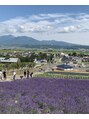 ダンディゾン 神楽坂(Dans Dix ans)&nbsp;北海道出身です☆以前帰省した時に行った富良野！
