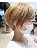 【小鳥居】大人可愛い艶カラーショートボブ30代40代50代