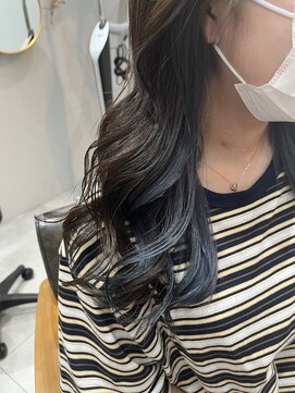 エル 横浜(eL) 【 eL 横浜 】インナーカラー ブルー