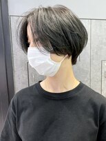 アルバム 渋谷パルコ(ALBUM) 丸みハンサムショート_グレージュカラーボブウルフ_ba351772