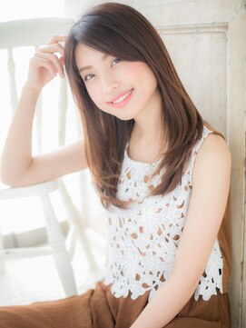 モッズ ヘア 福岡姪浜店(mod's hair) mod's姪浜/キレイめカジュアルうる艶髪美髪栗色バリアージュg