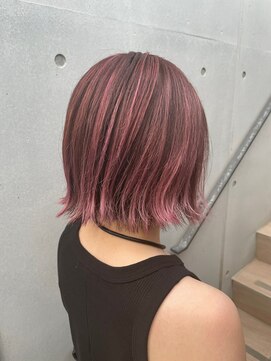 ゲーム 吉祥寺店(GAME) ダブルカラーピンクベージュケアブリーチハイトーン髪質改善