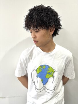 ムート(Mut) マッシュスタイル　ツイストスパイラルパーマ　ツーブロック