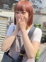 ラミエバイメルト 下北沢(lamie by melt) ぷつっとボブ暖色似合わせカラーピンクオレンジベージュ/毛利