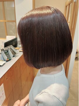 ネオリーブニコ 大井町店(Neolive Nico) ボブ　グレージュ　【丸みボブ　グレージュカラー　艶髪】