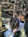 オーブ ヘアー アール 一宮店(AUBE HAIR earl) 娘2人と動物カフェにハマってます