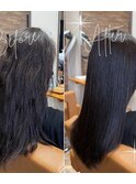 髪質改善ストレート
