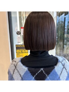シャンプー ボーイ 宮崎柳丸店(SHAMPOO BOY) 切りっぱなしボブ/髪質改善ストレート【シャンプーボーイ宮崎】