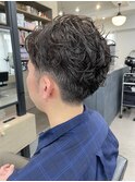 【中目黒】刈り上げショートのニュアンスパーマスタイル